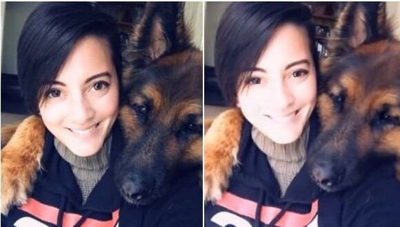Una mujer aprovechó el bueno humor de su mascota  para tomarse un 'selfie' que se ha hecho viral en YouTube. (Foto: captura de video)