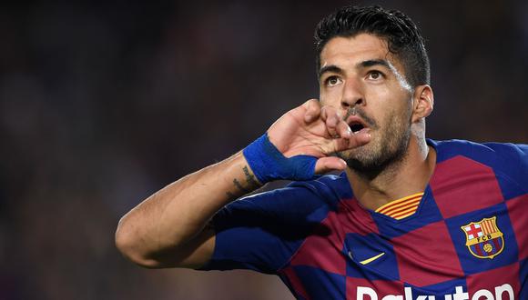 Luis Suárez anotó el 1-0 para el Barcelona ante el Sevilla. (Foto: AFP)