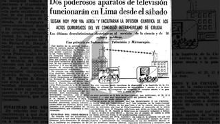 Así Ocurrió: En 1950 los primeros televisores llegan a Lima