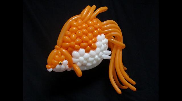Increíbles animales hechos con globos por Masayoshi Matsumoto