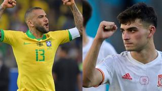 Brasil vs. España: Dani Alves y Pedri, separados por 20 años pero unidos por el sueño del oro olímpico
