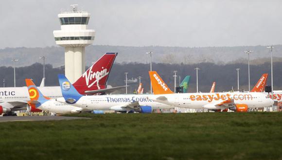 Pasajeros se quejaron a través de sus redes sociales de que sus vuelos aterrizaron en Heathrow, Manchester, Birmingham y aeropuertos de otras ciudades. (Foto referencial: AP).