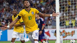 Con cuatro de Neymar, Brasil goleó 4-0 a Japón en amistoso