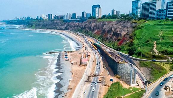 Así será la nueva vía rápida que pretende unir el sur de Lima con la Costa Verde. (Foto: El Peruano)