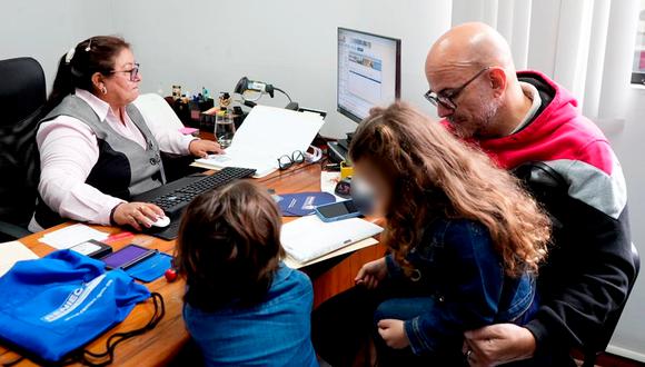 Ricardo Morán inscribió a sus hijos Emiliano y Catalina en el Reniec | Foto: Difusión