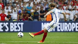 Euro 2016: golazo de tiro libre para la selección de Inglaterra