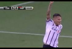 Corinthians vs Penapolense: Paolo Guerrero marca su doblete