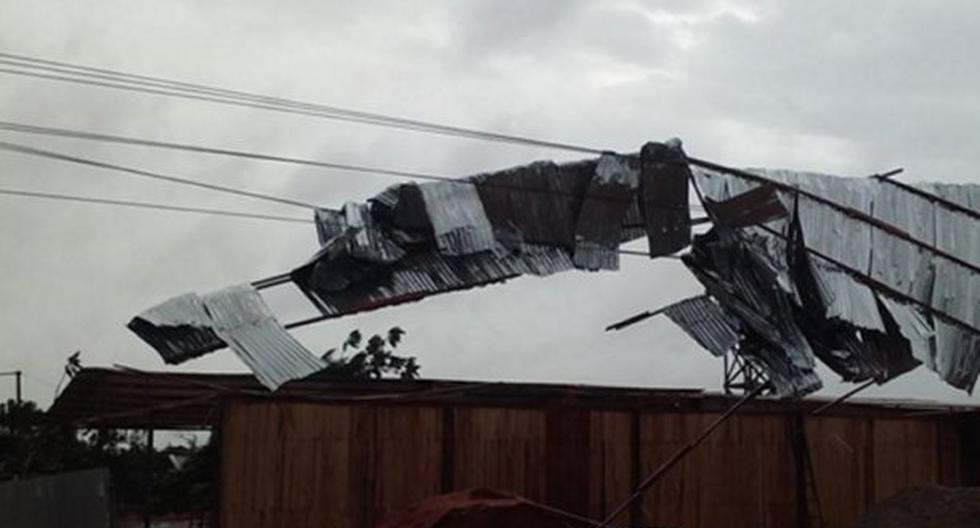 Vientos fuertes en la región Ucayali causó que 209 viviendas resulten afectadas y se registre la desaparición de una persona. (Foto: Andina)