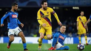 Barcelona - Napoli: resultado del partido por octavos de final de Champions League [VIDEO]