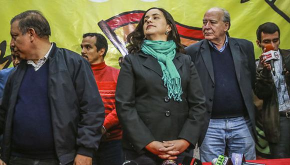 Facción cercana a Verónika Mendoza formará un nuevo partido