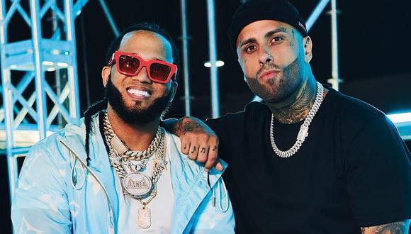 Nicky Jam se unió a El Alfa para el estreno del tema "Pikete". (Foto: @nickyjam)