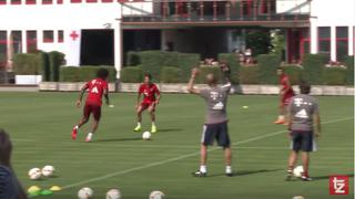 Guardiola se molestó con Thiago por lujo en la práctica (VIDEO)