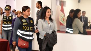 PJ evaluará apelación sobre detención de Keiko Fujimori este miércoles