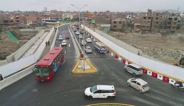 La Municipalidad de Lima remarcó continúan los trabajos para mejorar la señalización, la distribución de paraderos y demás accesos peatonales. (Facebook)