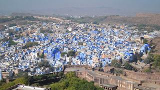 Pueblo colorido: Descubre esta 'ciudad azul' en la India