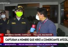 Policía captura a sujeto que hirió a comerciante avícola en Villa El Salvador