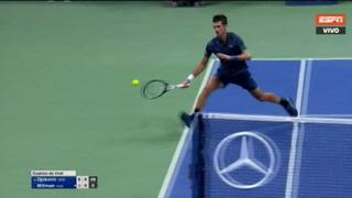 Novak Djokovic emuló a Roger Federer con un increíble punto frente a John Millman | VIDEO