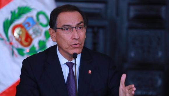 Presidente Martín Vizcarra reiteró que combatirán la corrupción "caiga quien caiga" (Foto: Presidencia)
