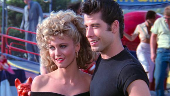 "Grease" narra la historia de amor entre el rebelde Danny Zuko (John Travolta) y la inocente Sandy Olsson (Olivia Newton-John). | Crédito: Paramount Pictures