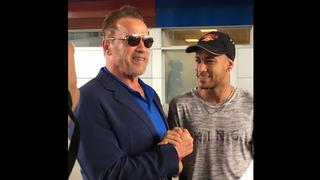 Facebook: Arnold Schwarzenegger conoció a Neymar [FOTOS]