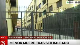 La Victoria: menor de 15 años falleció tras recibir un disparo en el pecho | VIDEO 