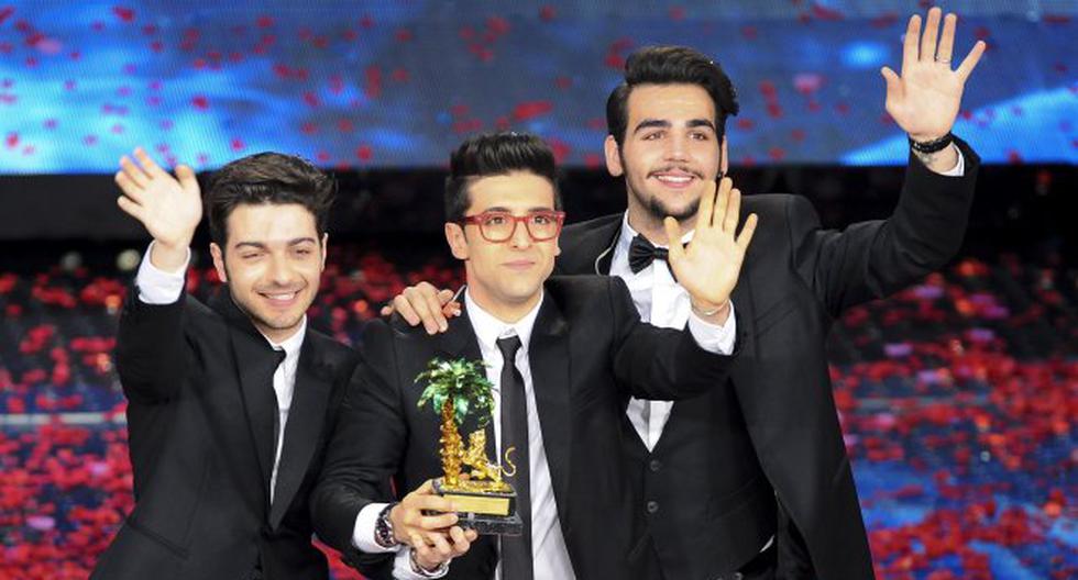 Il Volo se alzó como el ganador del Festival se Sanremo. (Foto: Getty Images)