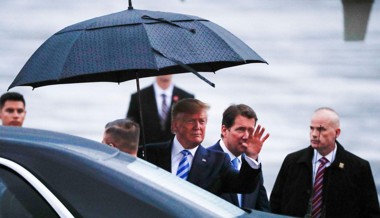 Donald Trump llega a Osaka para participar en la cumbre del G20. (Foto: Reuters)