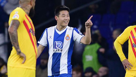 Wu Lei es uno de los cuatro jugadores del Espanyol afectado por esta enfermedad. (Foto: AFP)
