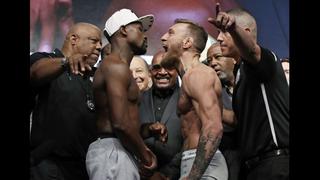 Floyd Mayweather vs. Conor McGregor: se realizó pesaje oficial de la 'pelea del siglo'