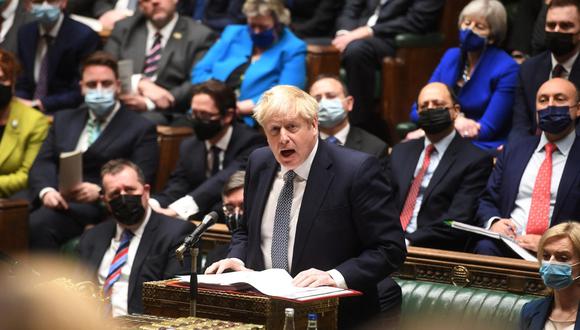 El miércoles, Johnson se disculpó ante los diputados en la Cámara de los Comunes. (Foto: Parlamento del Reino Unido vía Reuters)