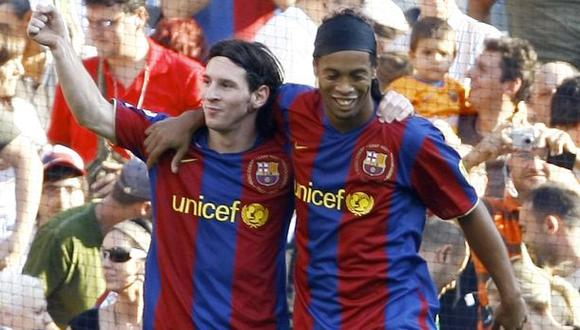 Ronaldinho y la emotiva carta en la que habla de Lionel Messi