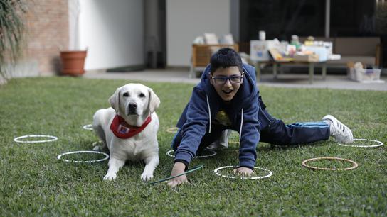 Terapia asistida con perros: Bocalán Perú