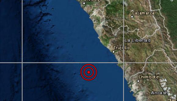 Sismo se sintió en la región La Libertad sin que se reportaran daños materiales. (Foto: IGP)