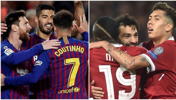 Barcelona vs. Liverpool: ¿qué tridente es mejor atacando? | Champions League. (Foto: AFP)