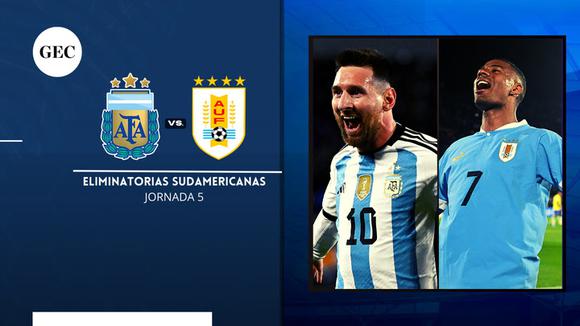 A qué hora juegan y qué canal televisa Argentina vs. Uruguay hoy? TV y  streaming del partido por Eliminatorias Sudamericanas al Mundial 2026