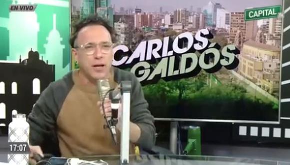 Carlos Galdós se despidió de radio Capital y aseguró: “Hay que celebrar cuando se cierra un ciclo”. (Foto: Captura de video)