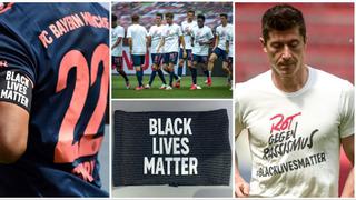 “Tarjeta roja al racismo”: Bayern Múnich dejó tajante mensaje en el duelo ante Leverkusen | FOTOS