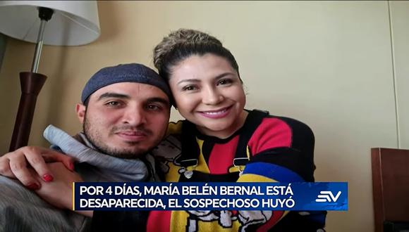 María Belén Bernal, de 34 años, desapareció tras ingresar el domingo a la escuela situada en las afueras de Quito para visitar a su esposo, el teniente Germán Cáceres. (Foto: Captura YouTube Ecuavisa)