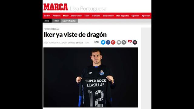 Iker Casillas ya posa con la camiseta del Porto (FOTOS) - 3