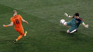 Arjen Robben y el día que Casillas le impidió ganar el Mundial