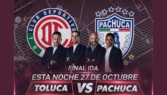Toluca y Pachuca se enfrentarán en la final del Torneo Apertura 2022 de la Liga MX.