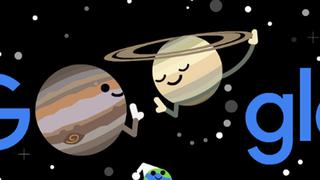 Verano y la gran conjunción: Google celebra con nuevo doodle estos 2 fenómenos astronómicos