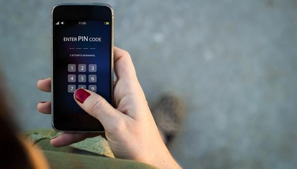 Pantalla de desbloqueo de celular. (Foto: Shutterstock)