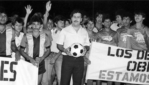 Pablo Escobar nunca escondió su pasión por el fútbol. (Foto: Difusión)