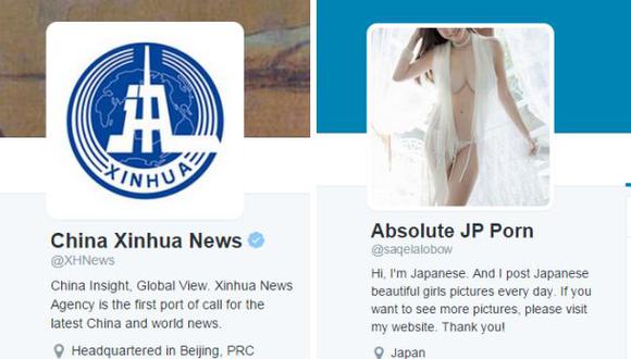 Twitter: agencia oficial china seguía cuenta pornográfica