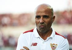 Jorge Sampaoli y su último fichaje para el Sevilla