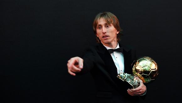Luka Modric  ganó el Balón de Oro 2018. (Foto: AFP).