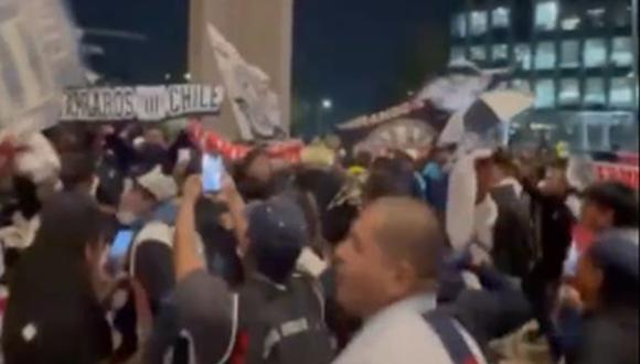 Así fue el banderazo de los hinchas a Alianza Lima en el hotel de concentración en Chile. (Captura: Alianza Lima)