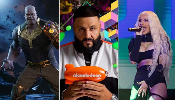 DJ Khaled conducirá los Kids Choice Awards 2019. "Avengers: Infinity War" y Cardi B destacan entre los nominados. (Fotos: Agencias)