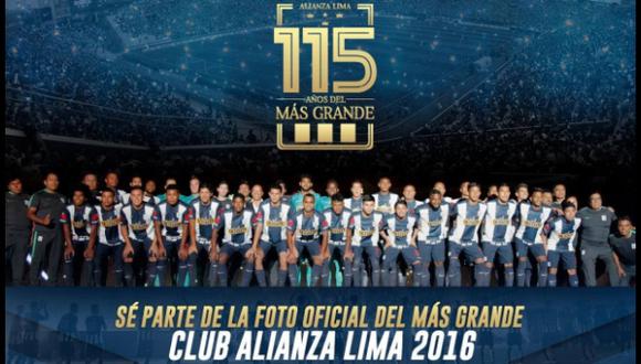 Alianza Lima ofrece a hinchas ser parte de la foto oficial
